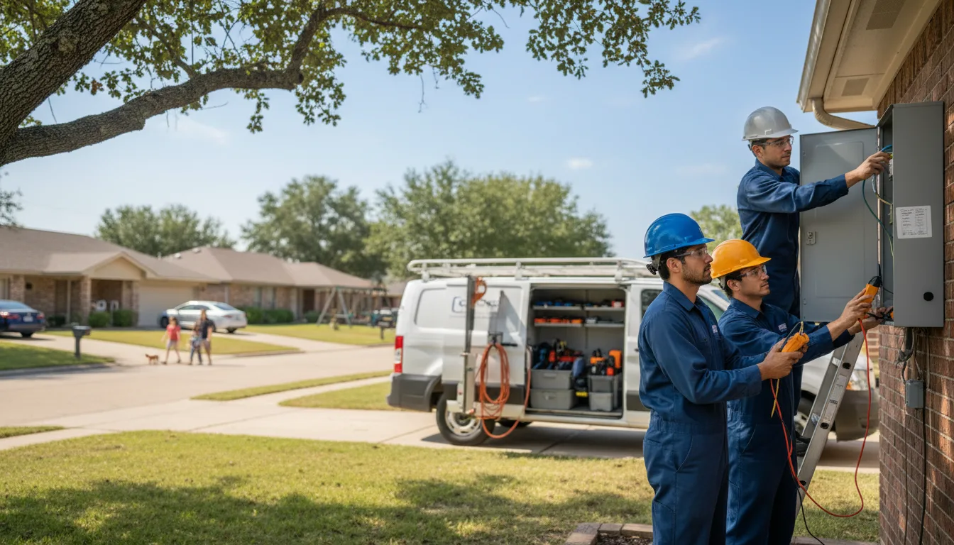 Certified electrician providing emergency electrical services in Medora, IL